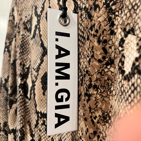 NWT I.AM.GIA Kenzie Bodysuit - Brown Snake - M - Picture 5 of 6